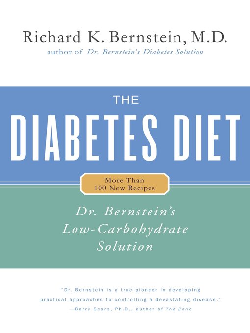 Title details for The Diabetes Diet by Richard K. Bernstein - Available